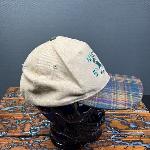 Vintage Golf Hat Comedy Logo Signed 5th Hole Snapback Cap - Picture 3 of 6